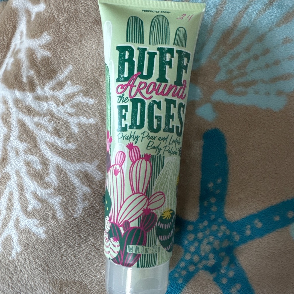Perfectly Posh~Buff Around the Edges~Prickly Pear Loofah Body Polish